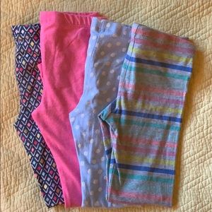 Girl’s Cat & Jack leggings (all 4 pair)